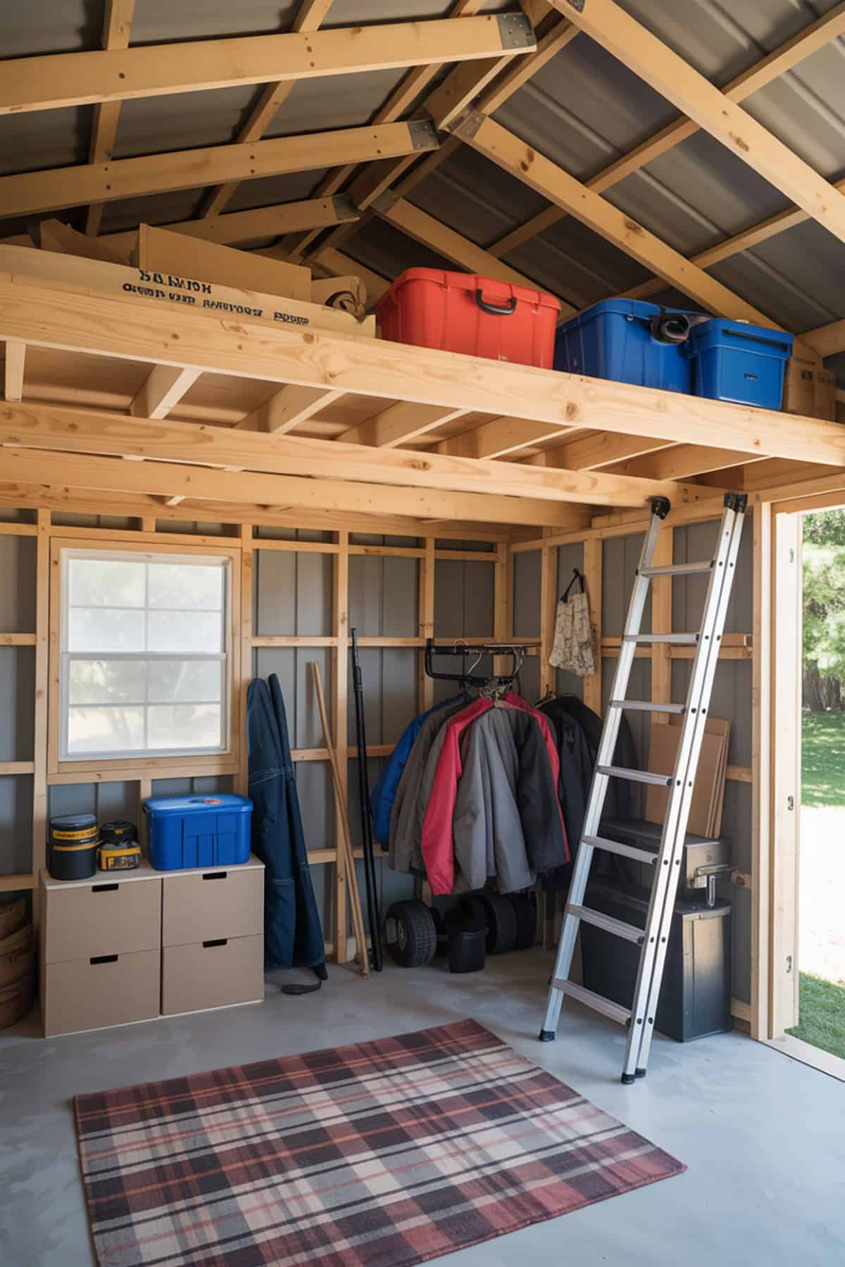 Overhead Ceiling Storage Loft