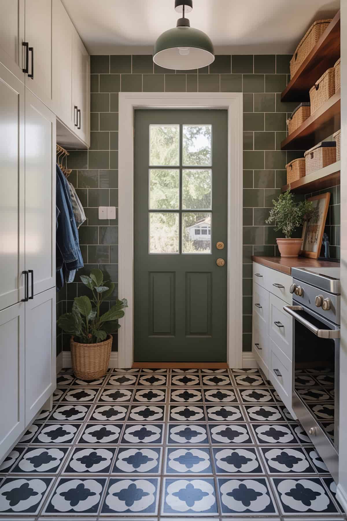 Patterned Floor Tile for a Focal Point