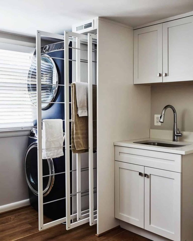 41 Inspiring Stacked Laundry Room Ideas to Organize Your Space