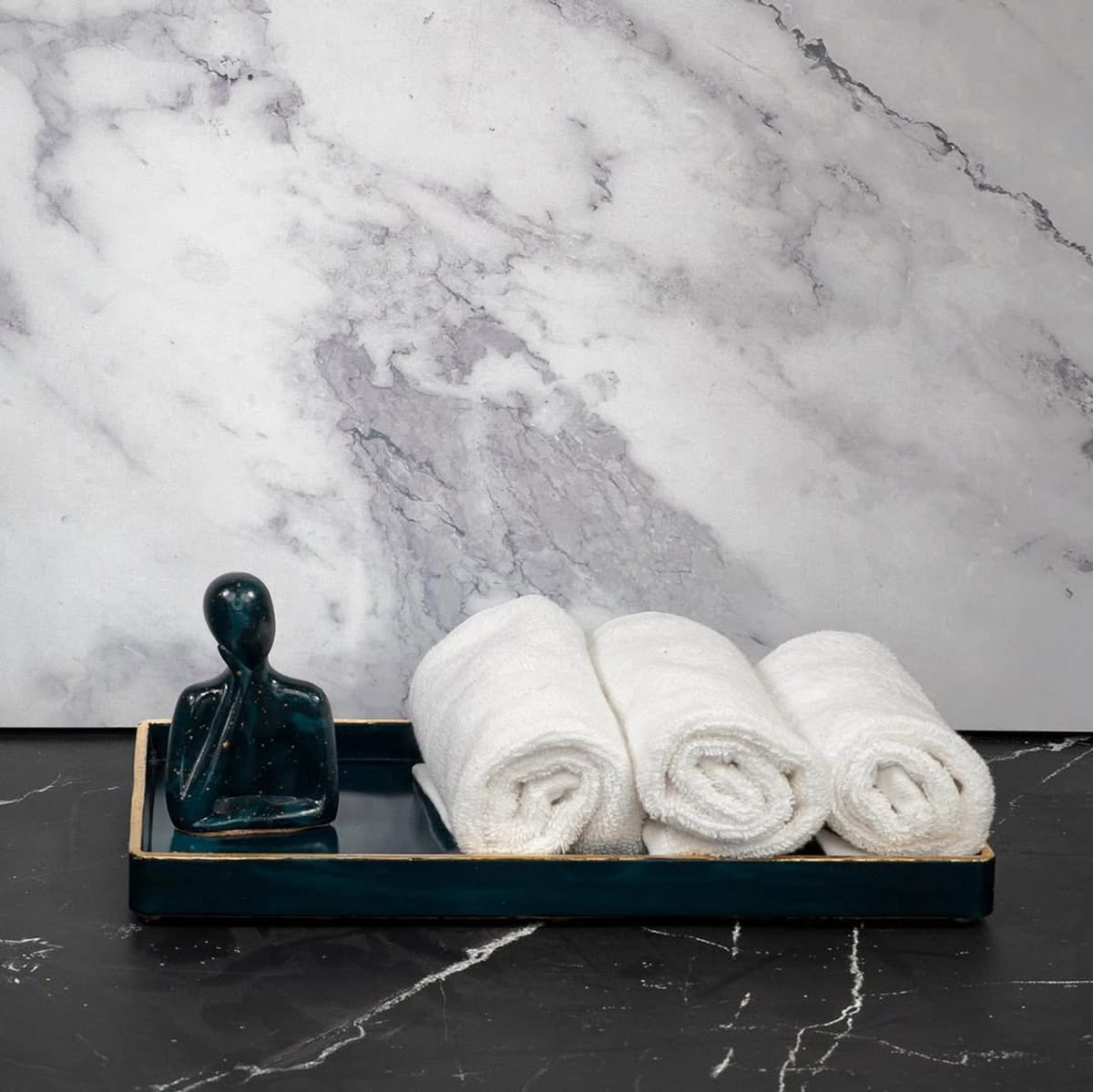 Rolled up Washcloths