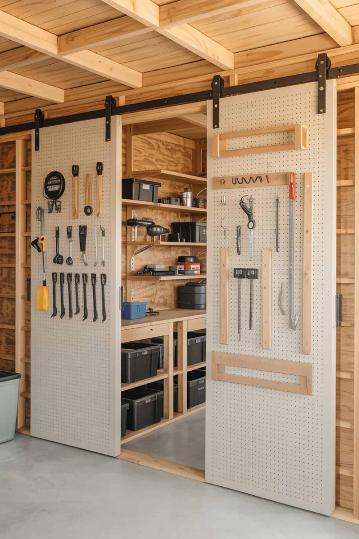 Sliding Storage Panels