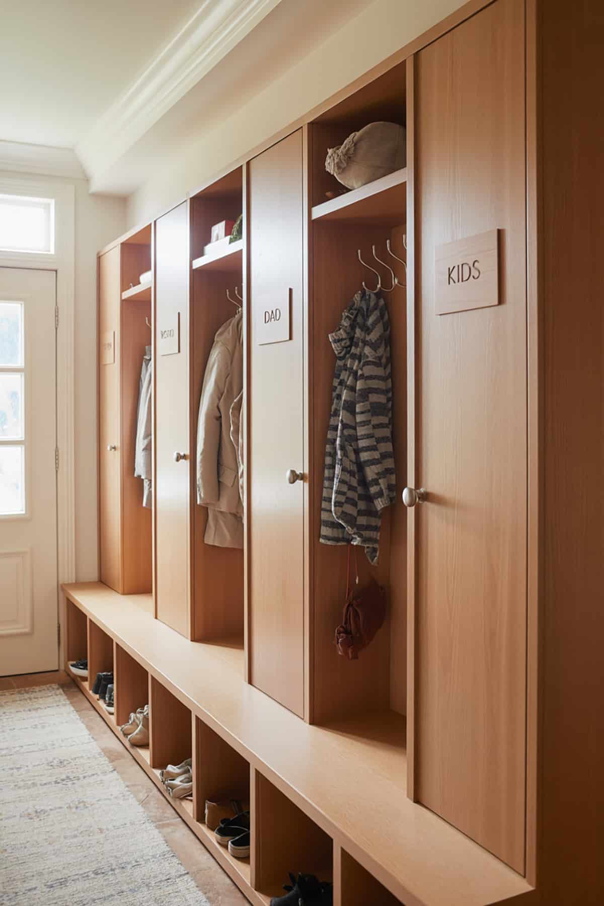 Slim Built In Locker Columns