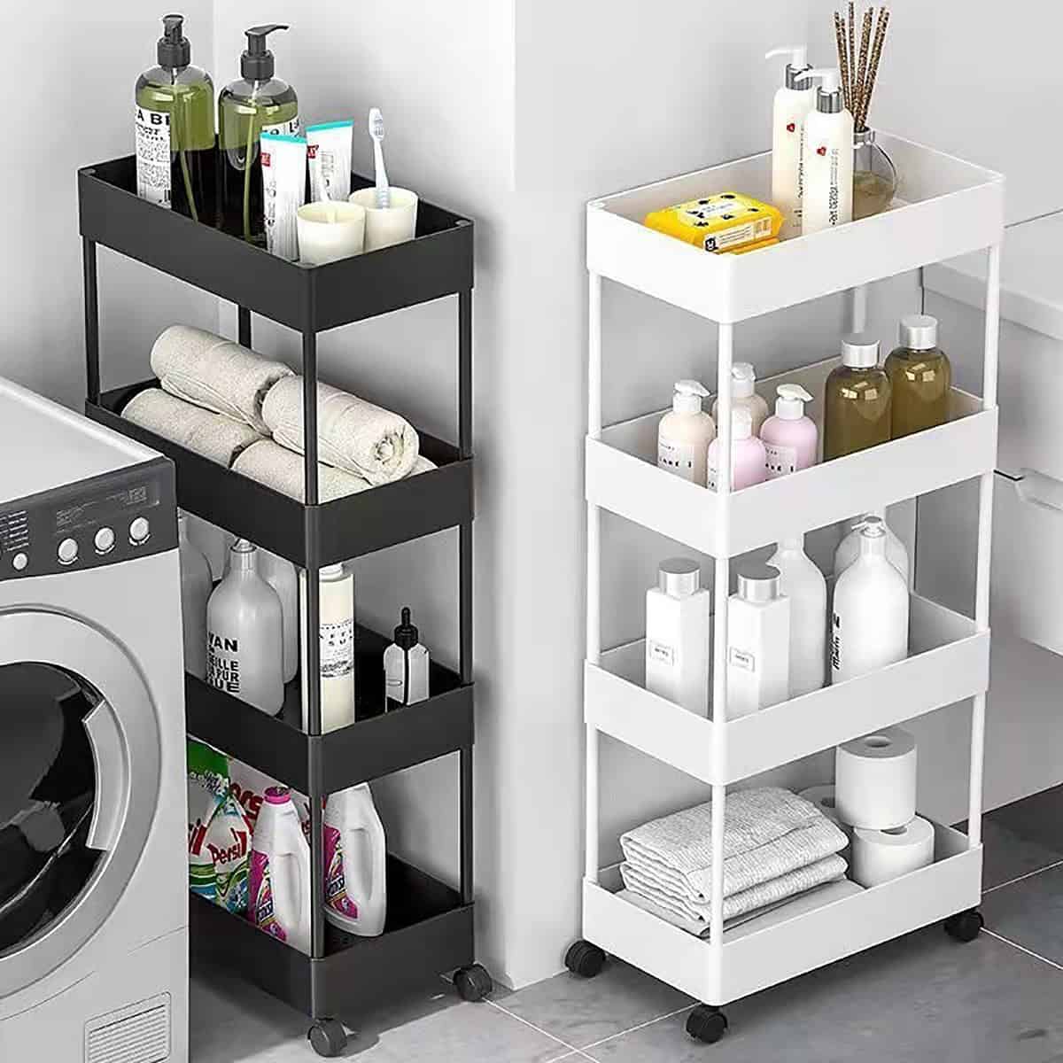 Slim Rolling Shelf