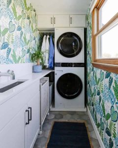 41 Inspiring Stacked Laundry Room Ideas to Organize Your Space