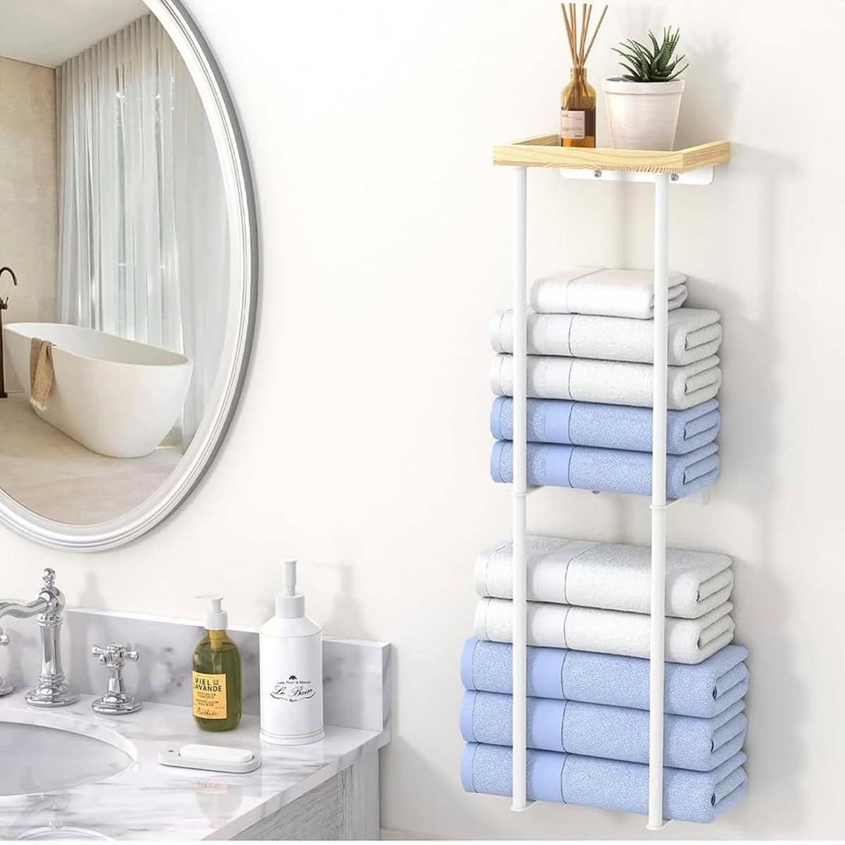 Stacked Towels