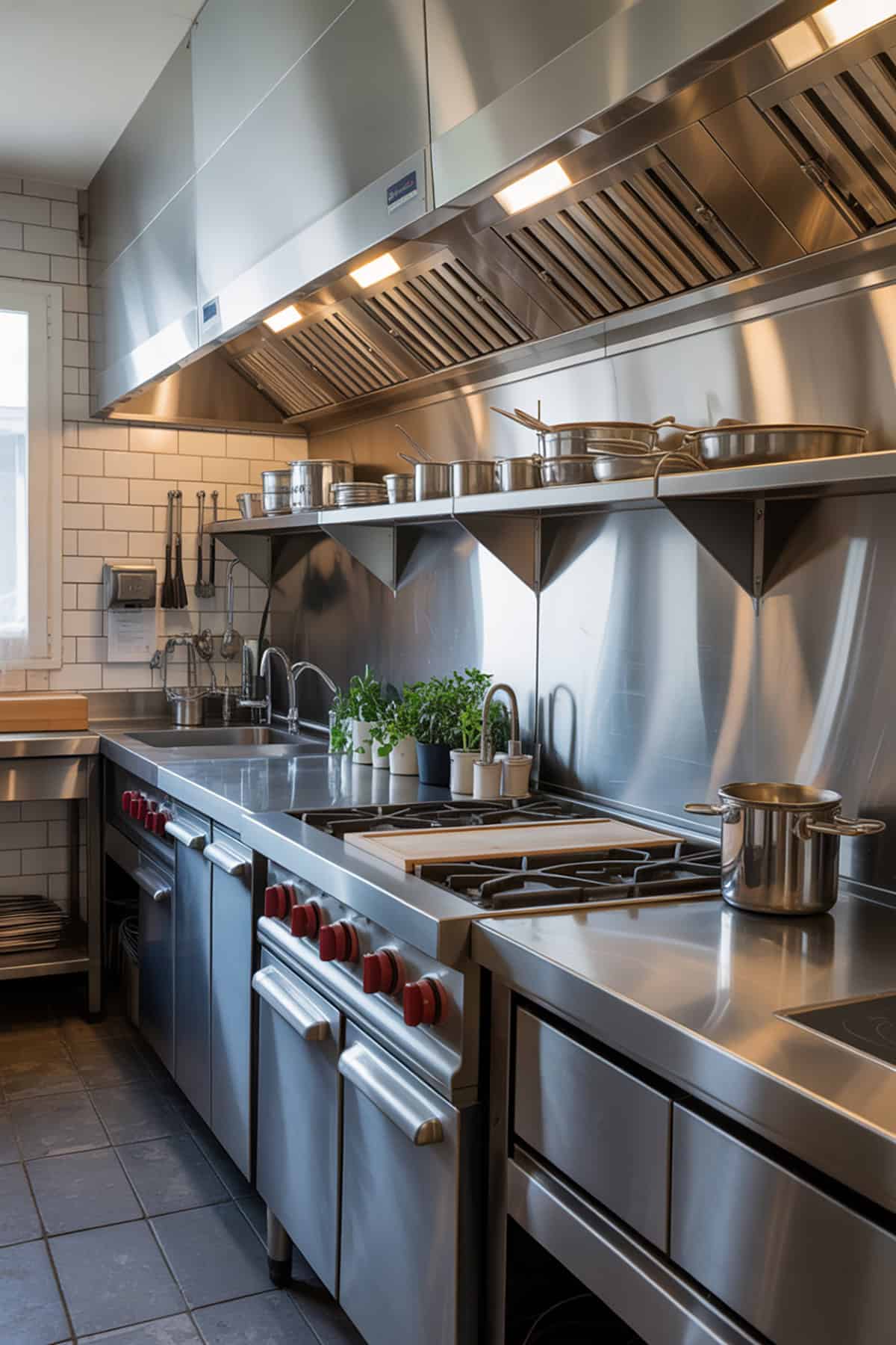 Stainless Steel Counters for Chef’s Kitchens