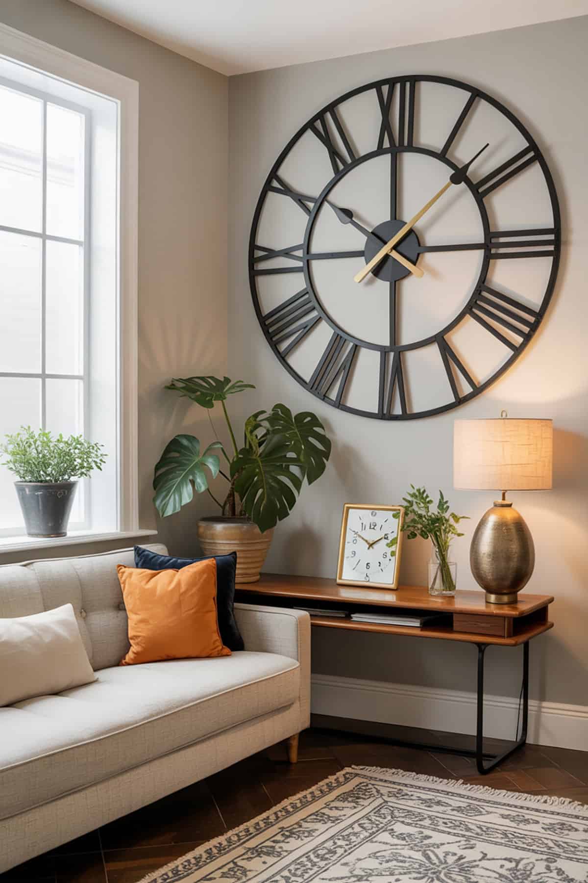 Statement Clock as Functional Art