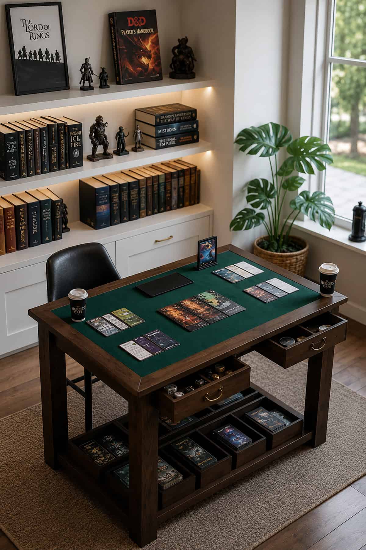 Tabletop RPG and Card Game Table