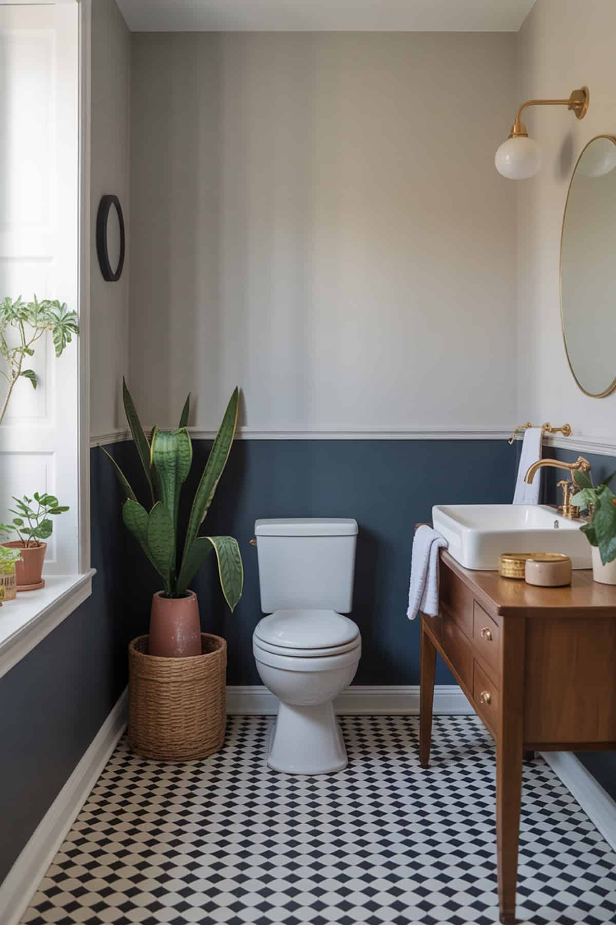 Two Tone Painted Wall for Depth