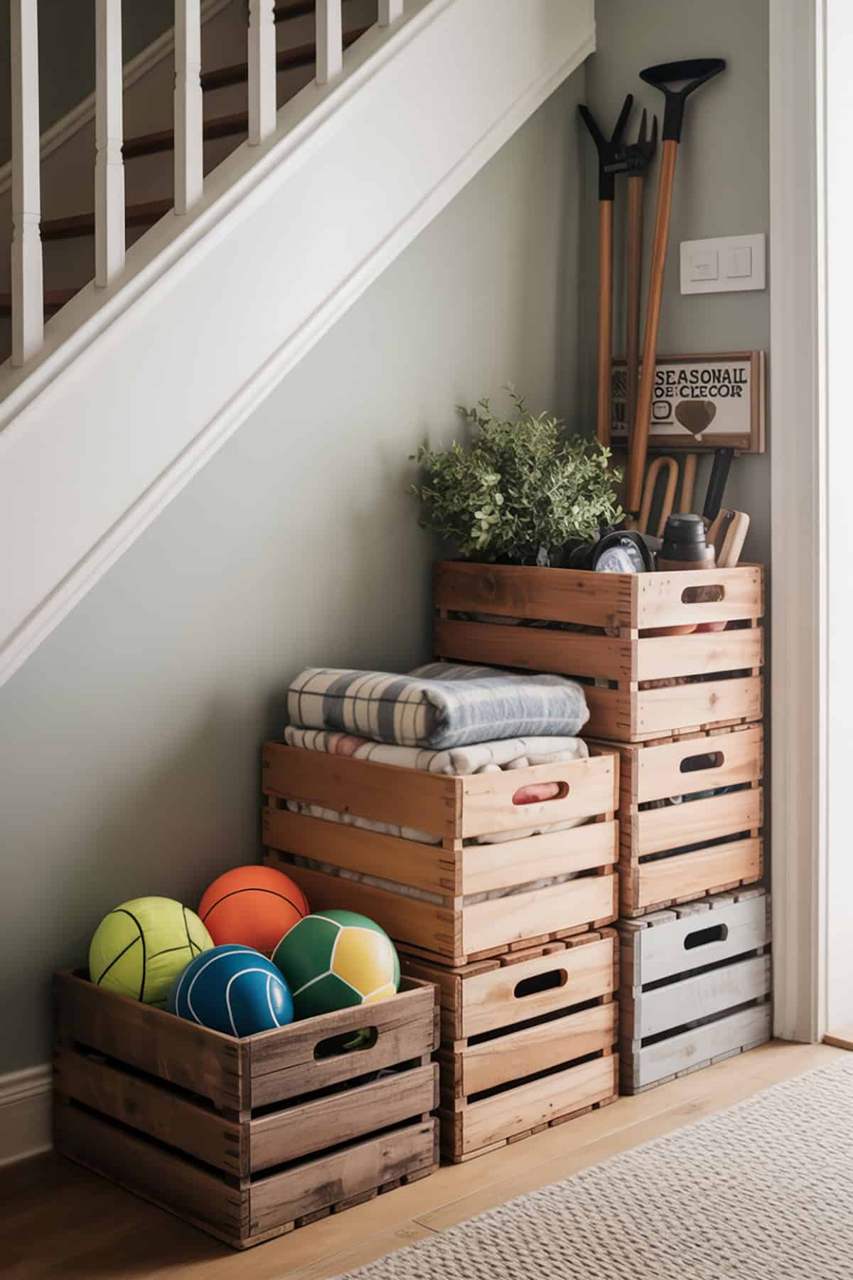 Under Stairs Storage Solution