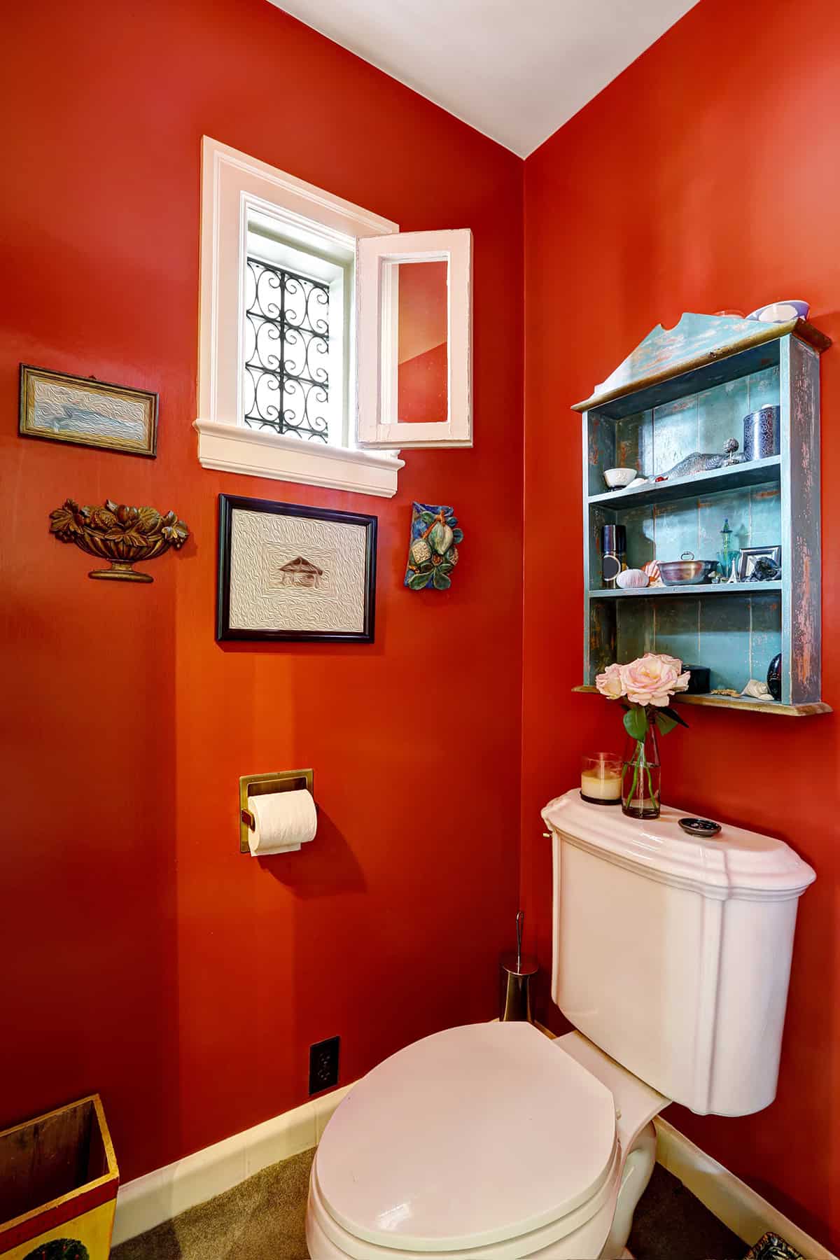 Vintage Touch with Colorful Accents