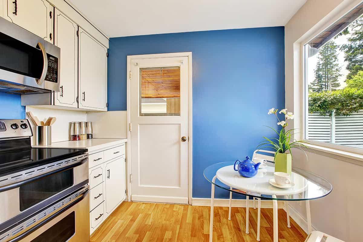 A Pop of Blue to Lift the Mood