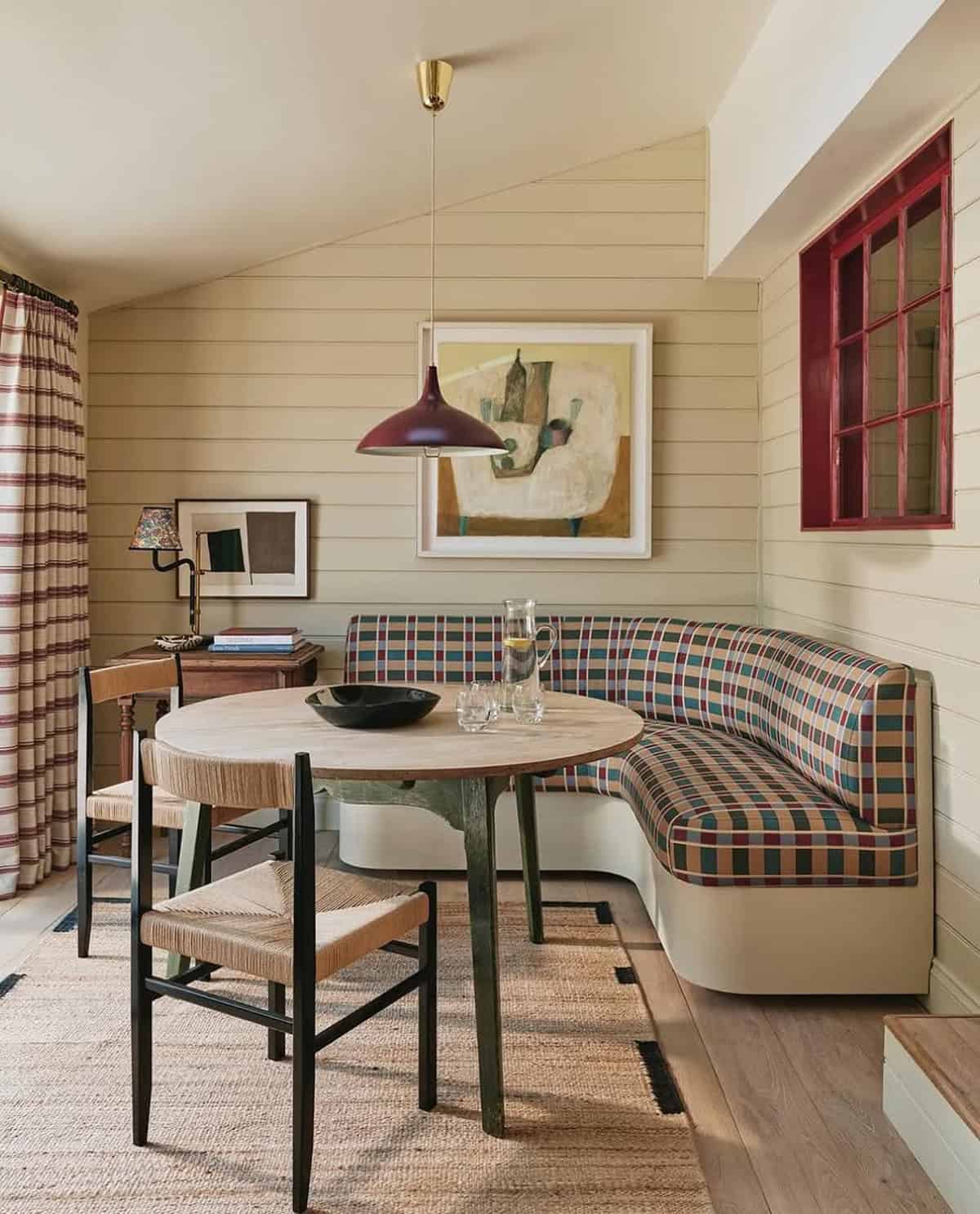 Banquette Seating Along the Wall