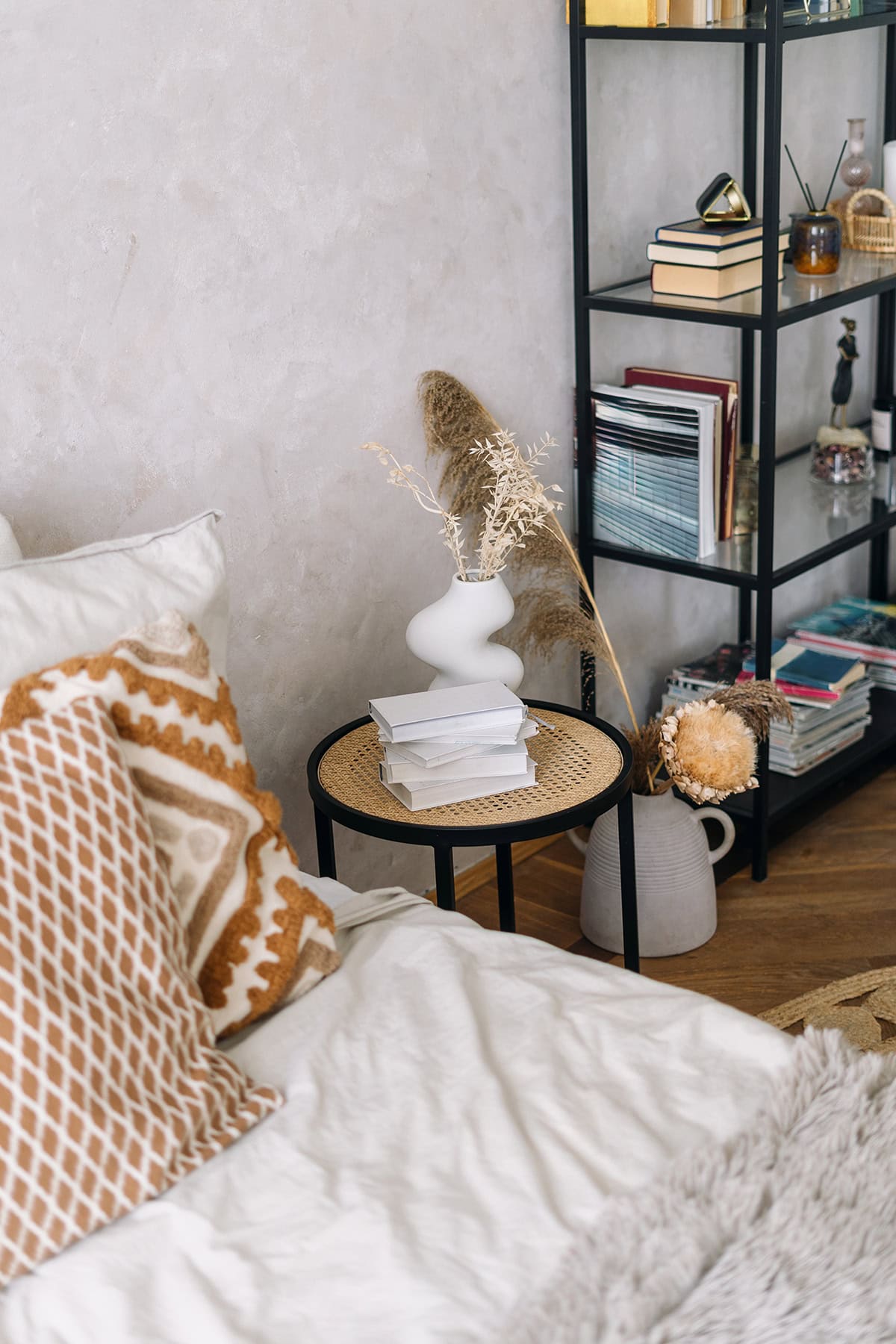 Bohemian Mix with Light and Books