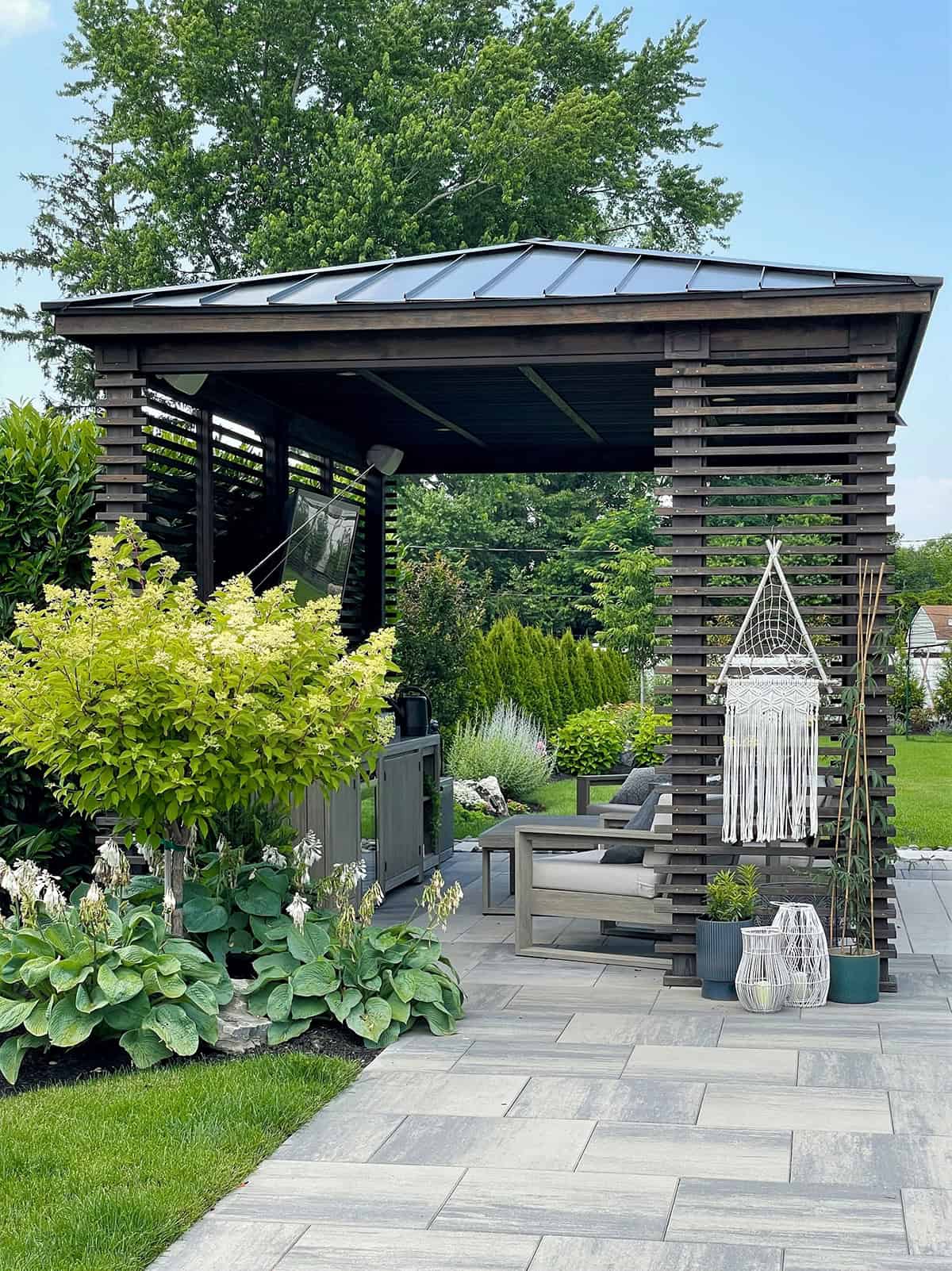 Boho Pavilion with Tequila Bar and Lounge Area