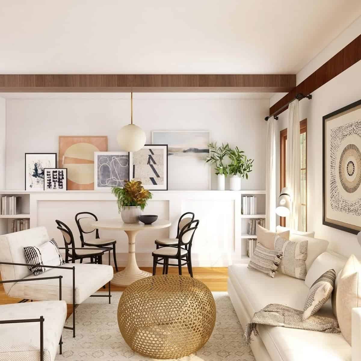 Choose Armless or Thin Framed Furniture