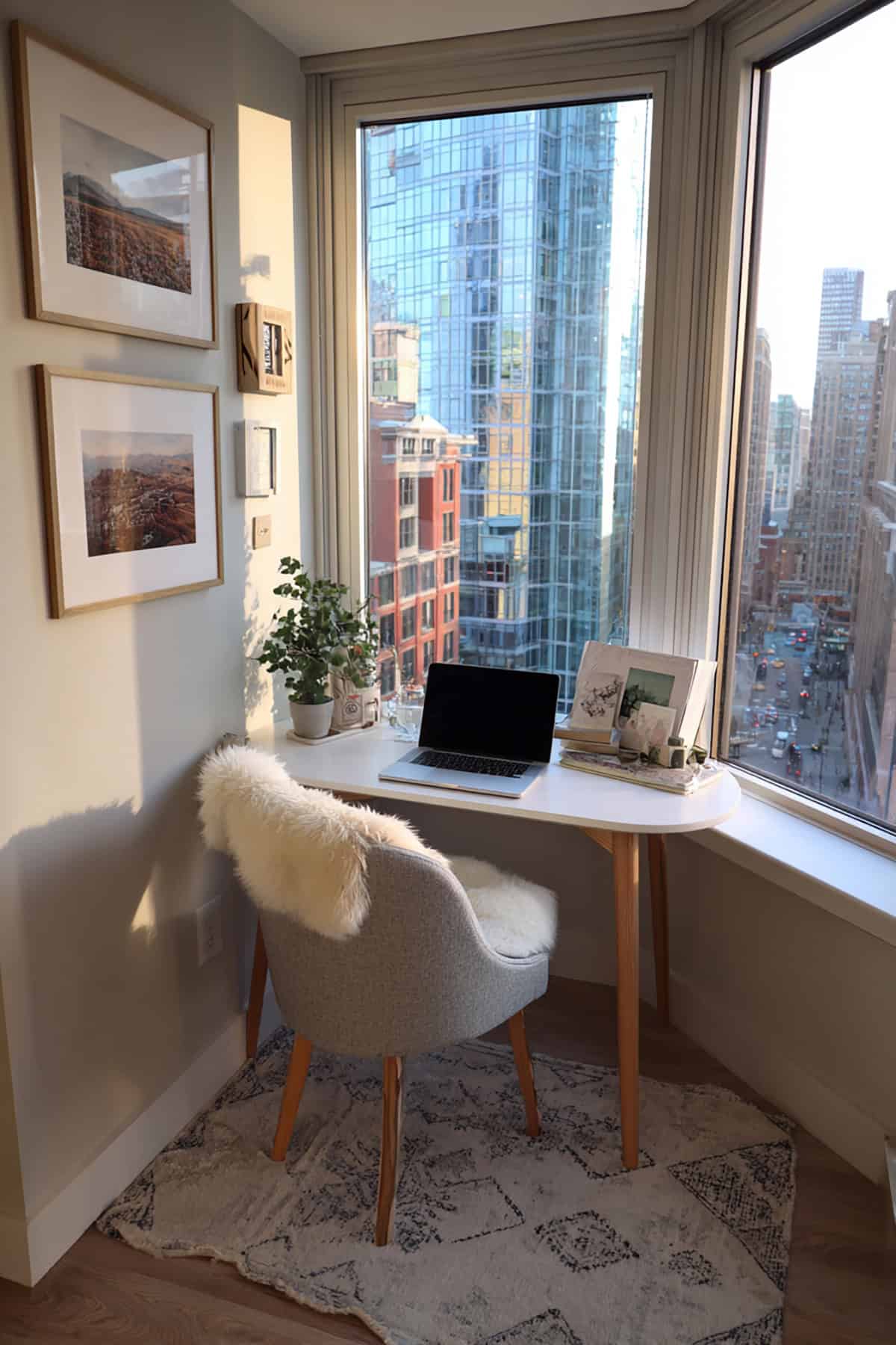 Corner Desk with a View