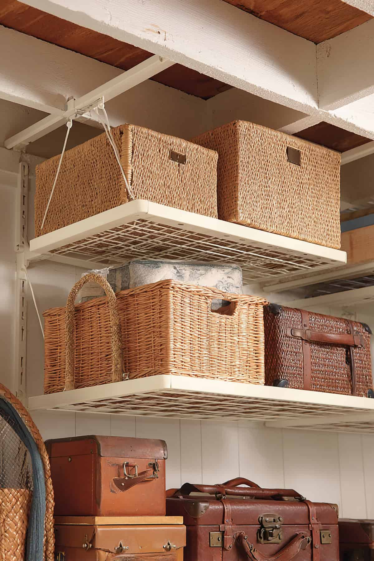 Drop Down Overhead Tote Brackets