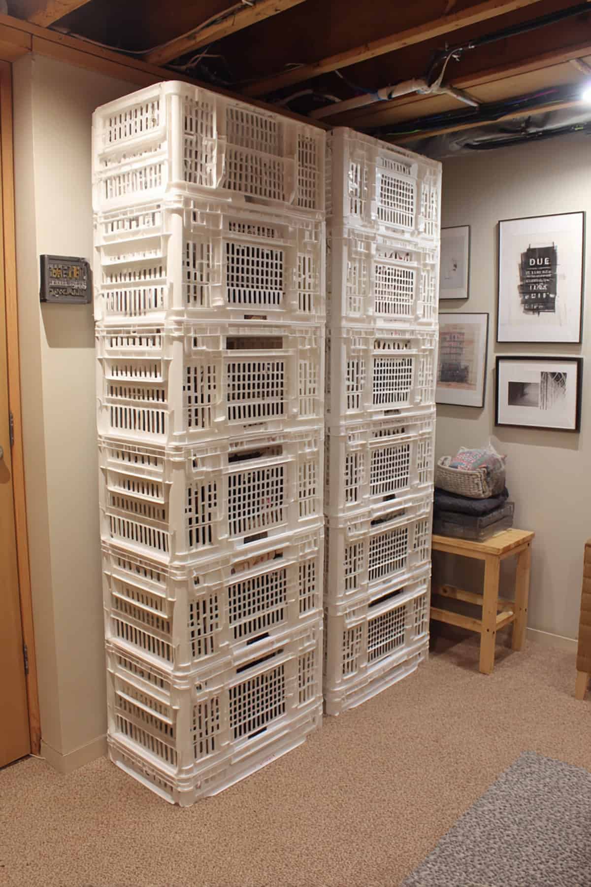 Expandable Plastic Crate Towers
