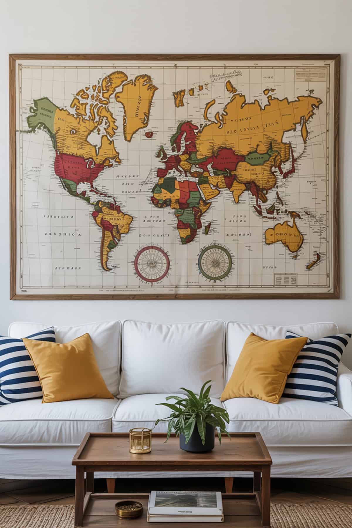 Frame an Oversized Map or Nautical Chart