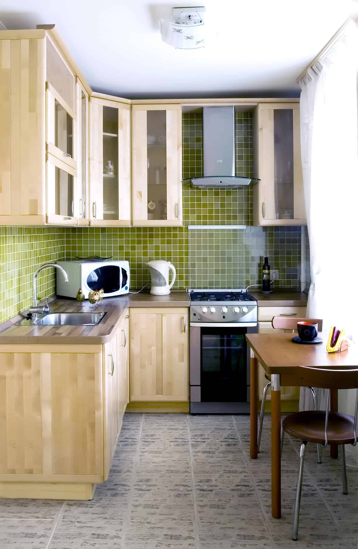 Green Mosaic with a Cozy Corner Setup