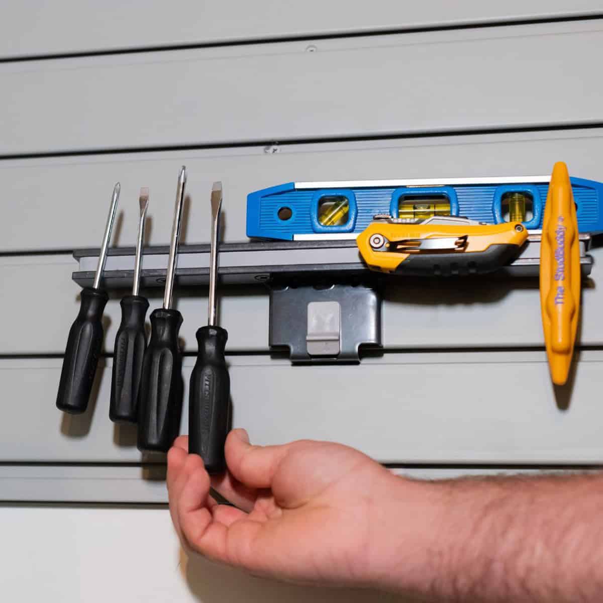 Hang a Magnetic Tool Strip