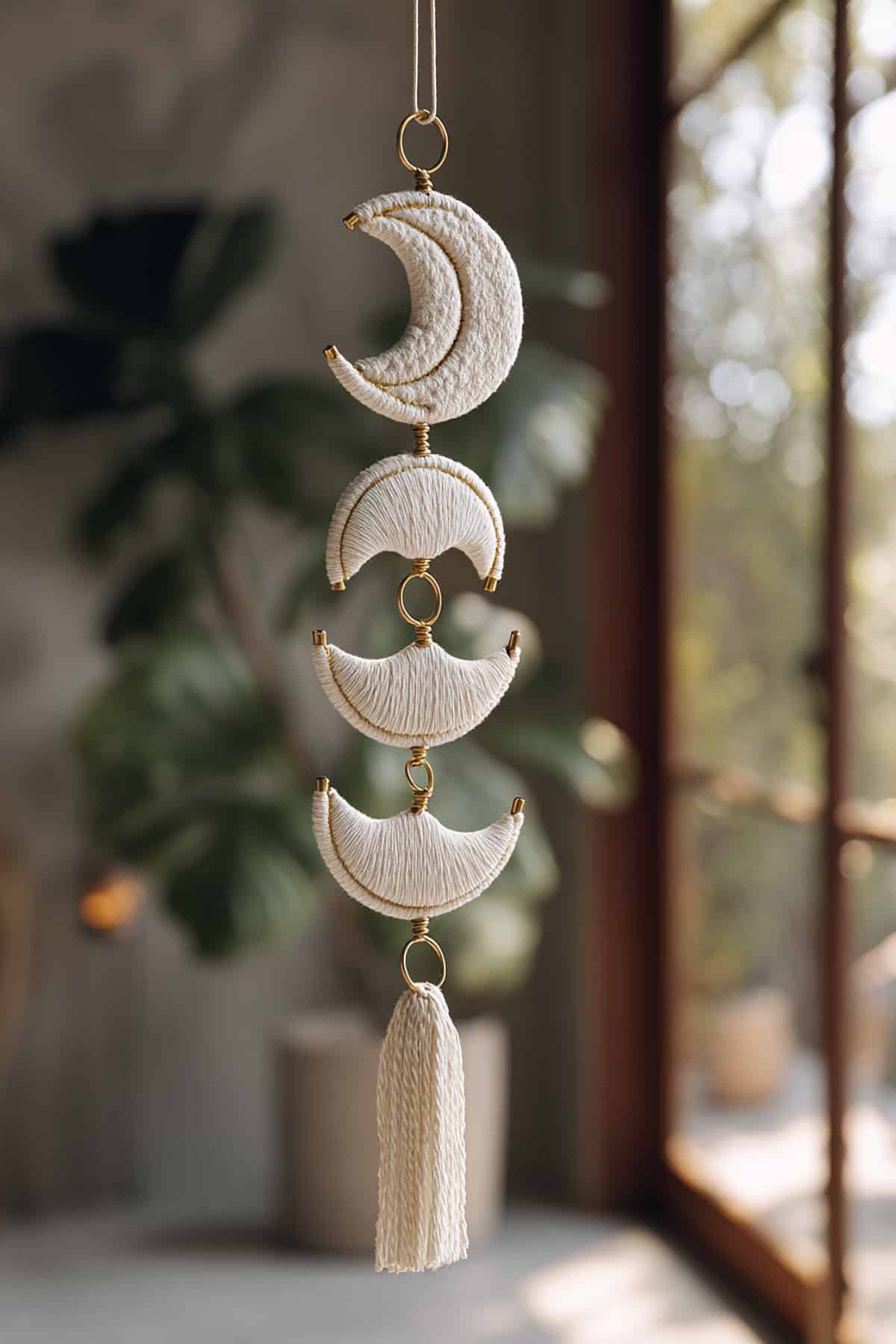 Layered Moon Phases with Knot Detail