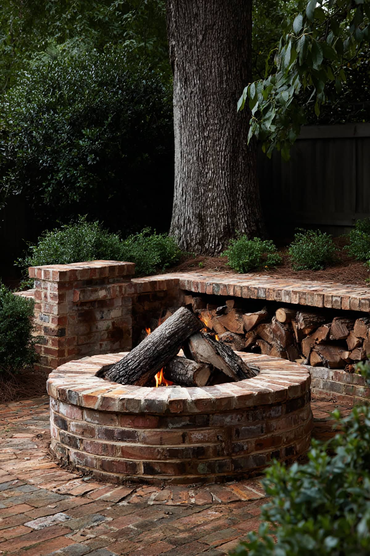 Log Storage Built into the Base
