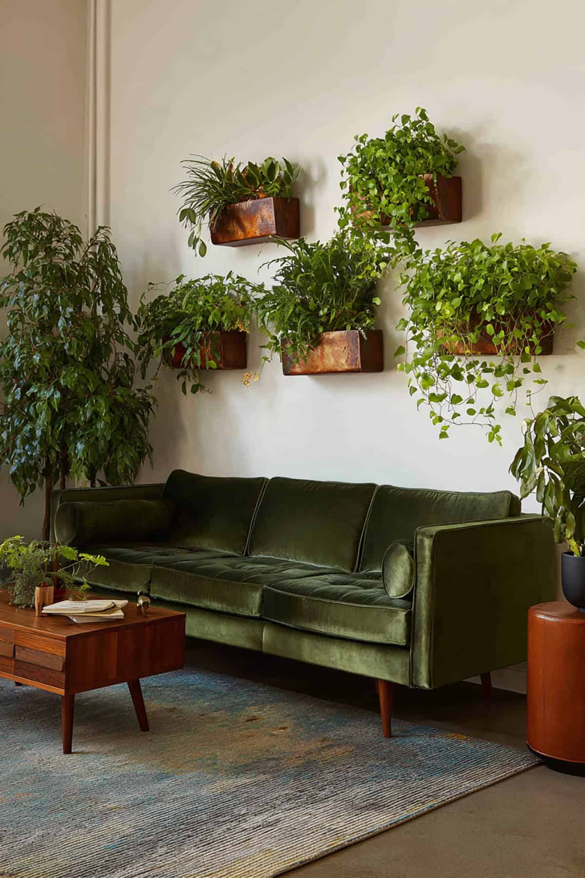 Mount a Series of Wall Mounted Planters