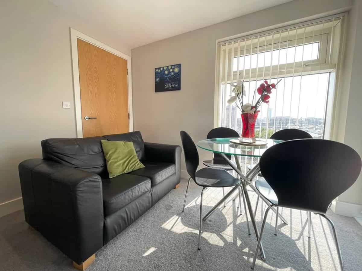 Put the Dining Table in the Seating Area