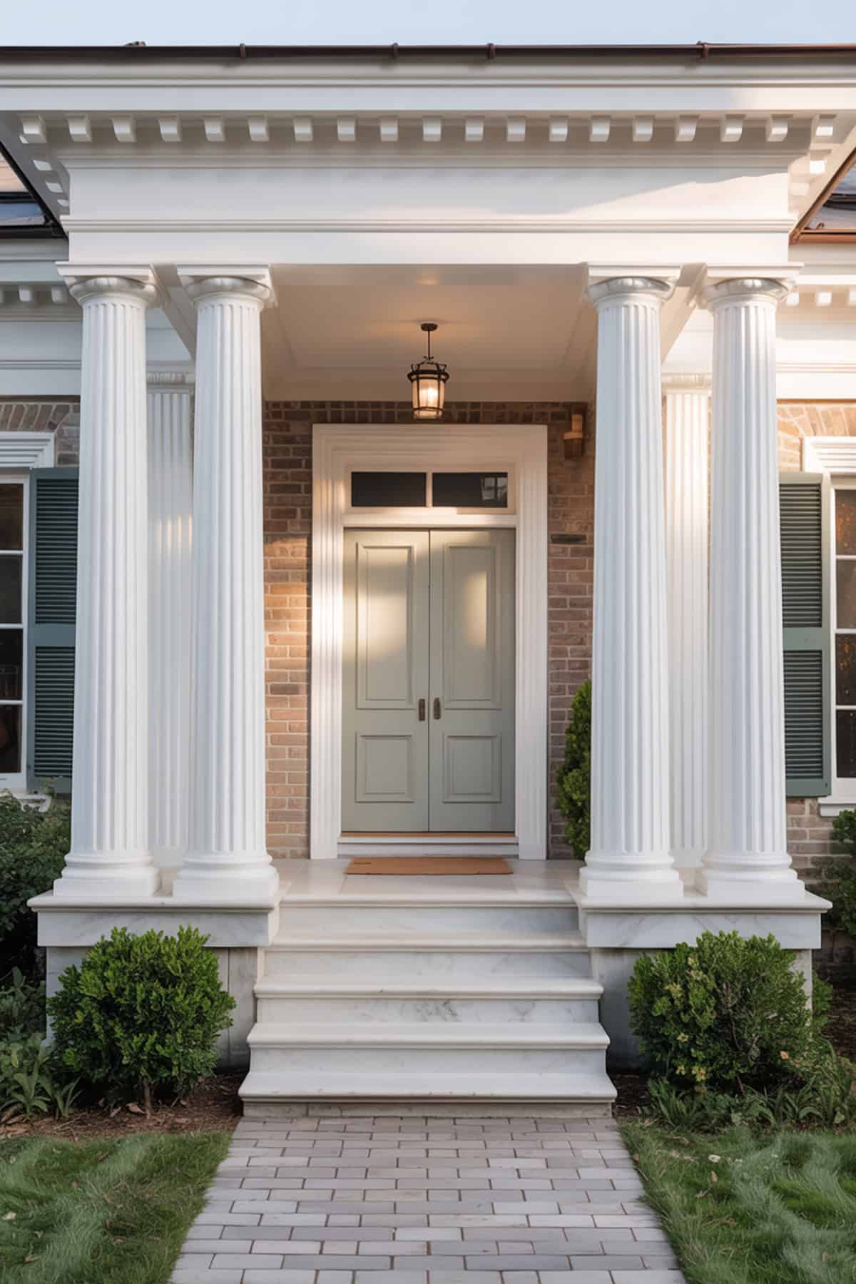 Round Greek Revival Columns