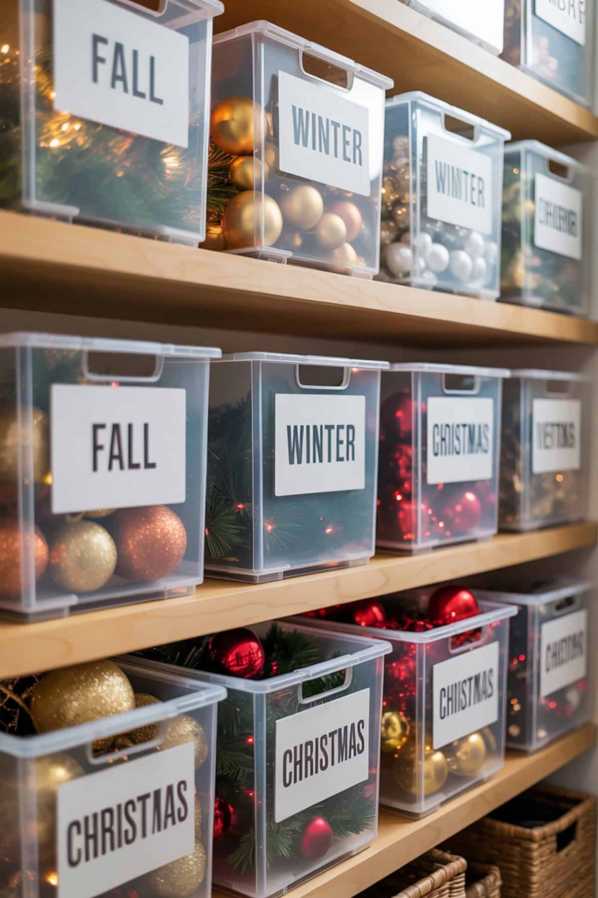 Seasonal Décor Storage Cubes