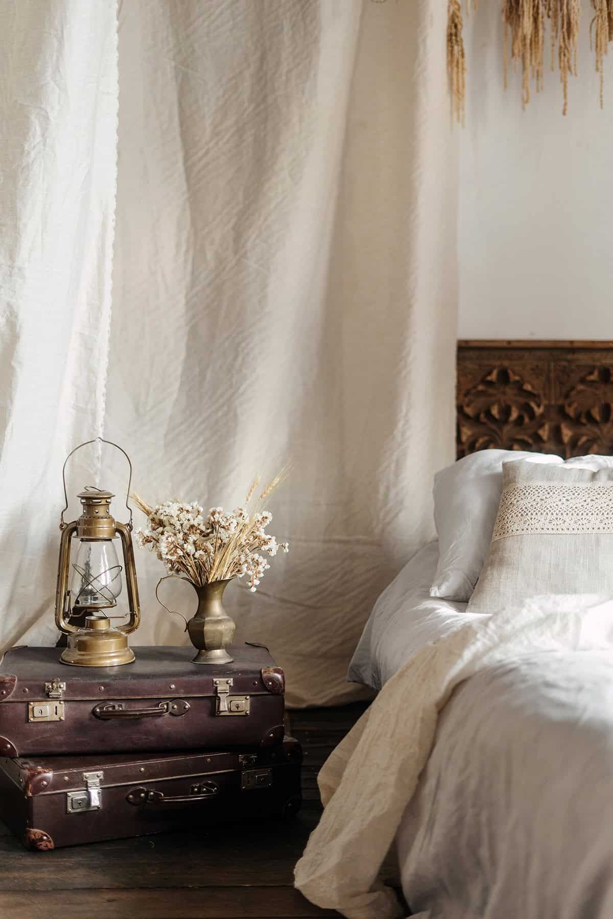 Suitcase Stack with Vintage Charm