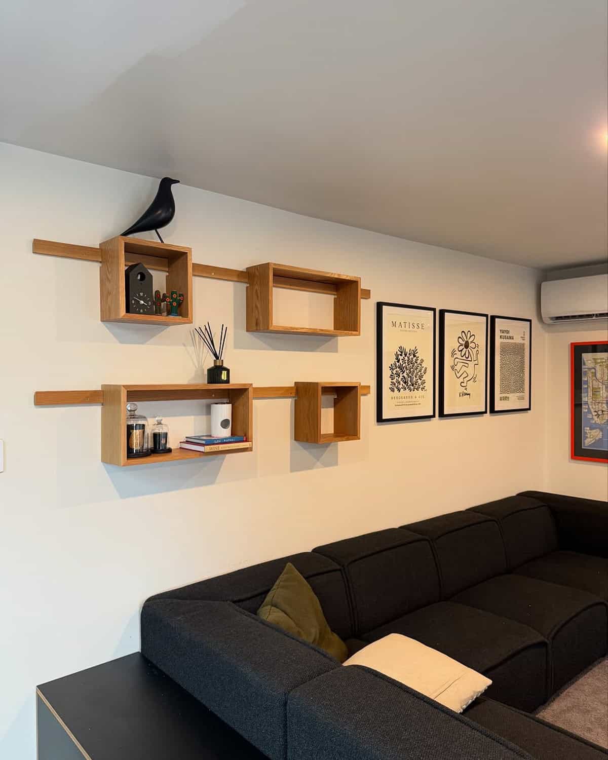 Use Cube Shelves for Sculptural Display