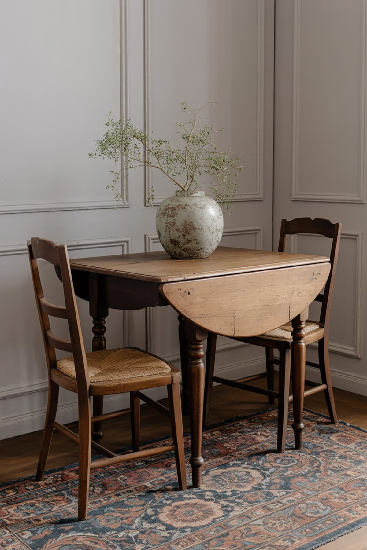 Vintage Drop Leaf Table with Character