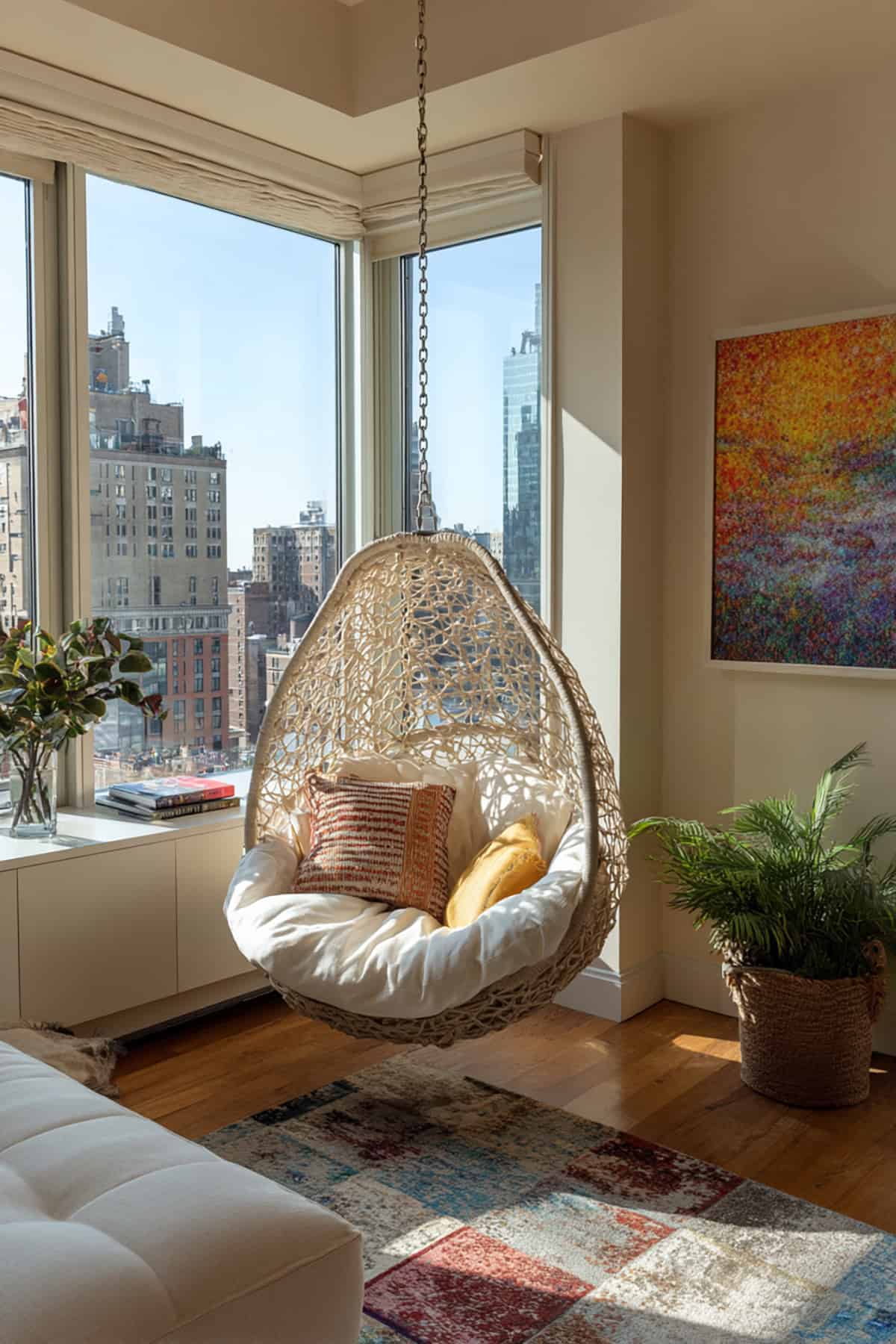 Ceiling Mounted Swing Chair