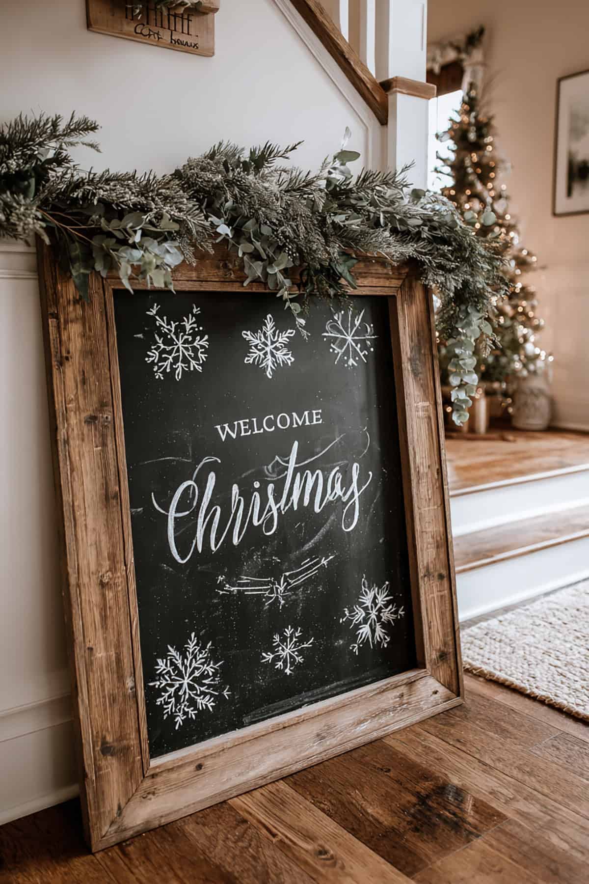 Chalkboard Holiday Sign