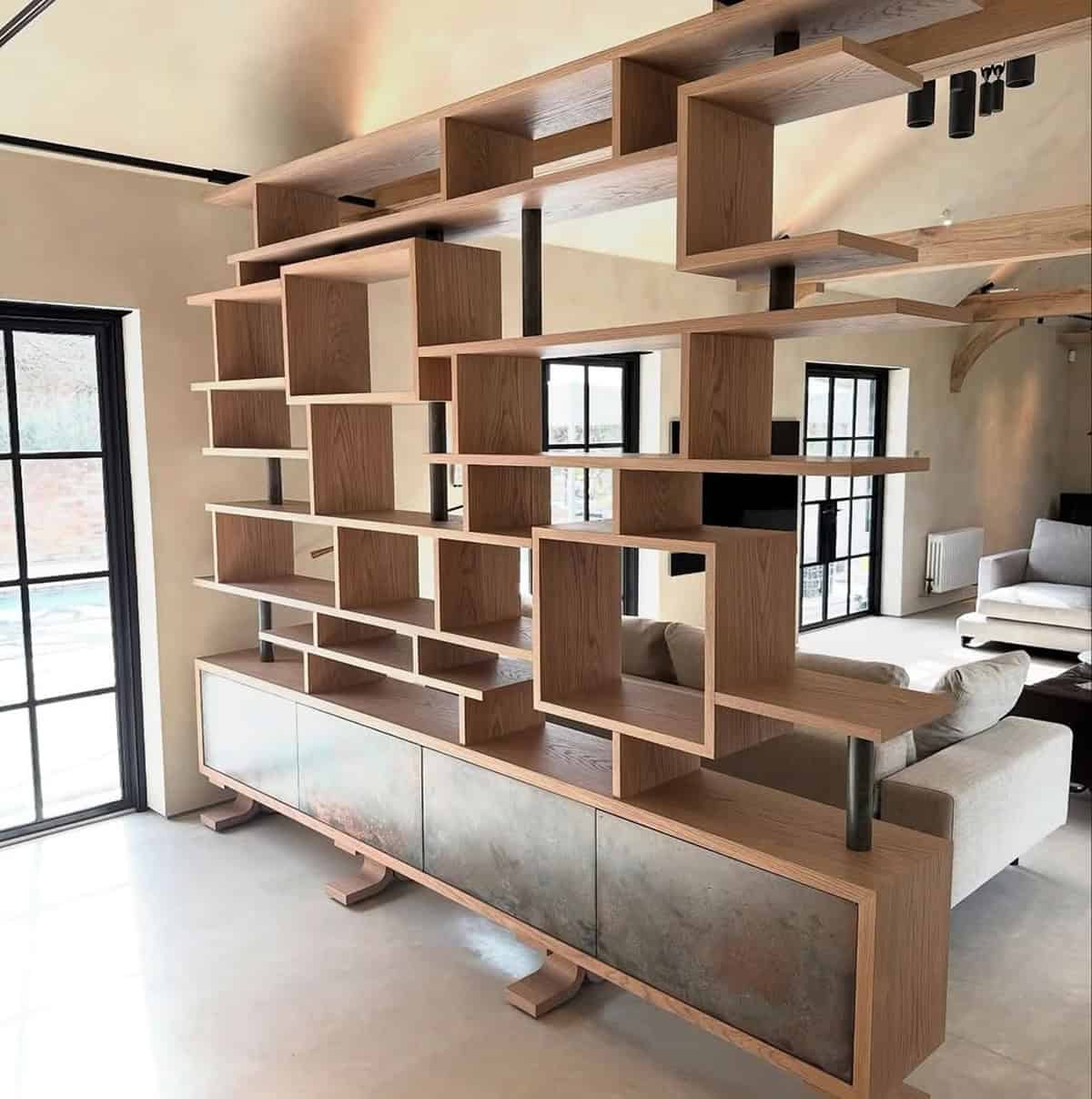 Combination Shelf and Cabinet