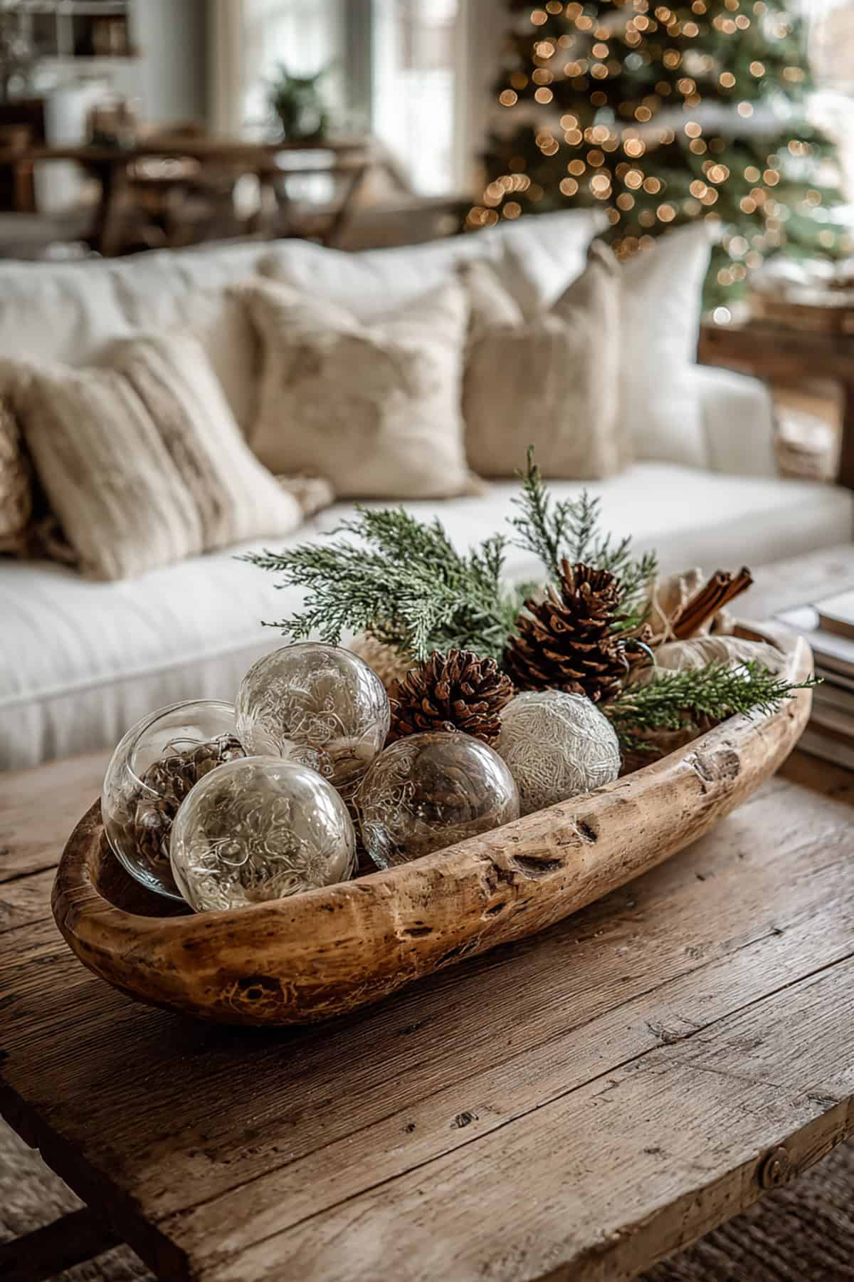 Dough Bowl Ornament Display