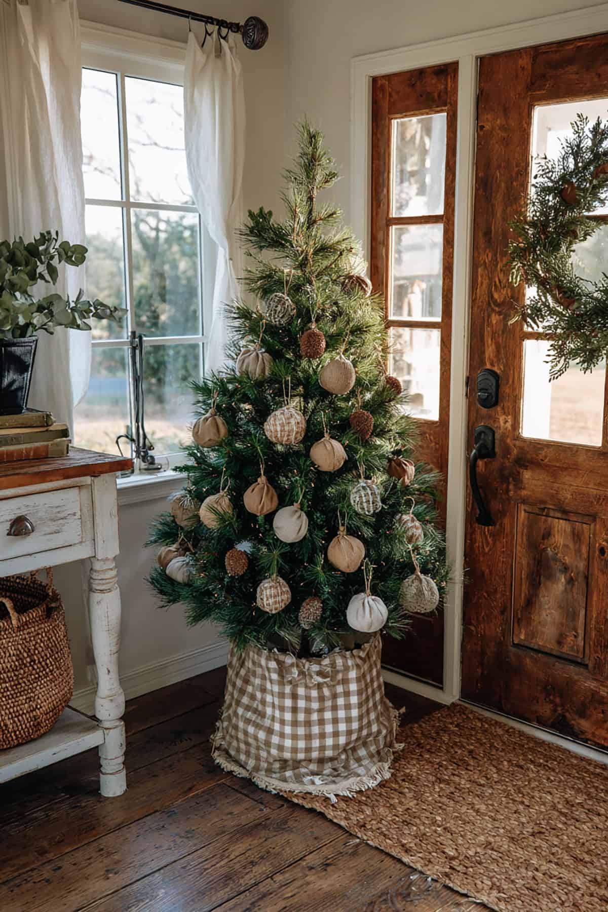 Fabric Covered Ornaments