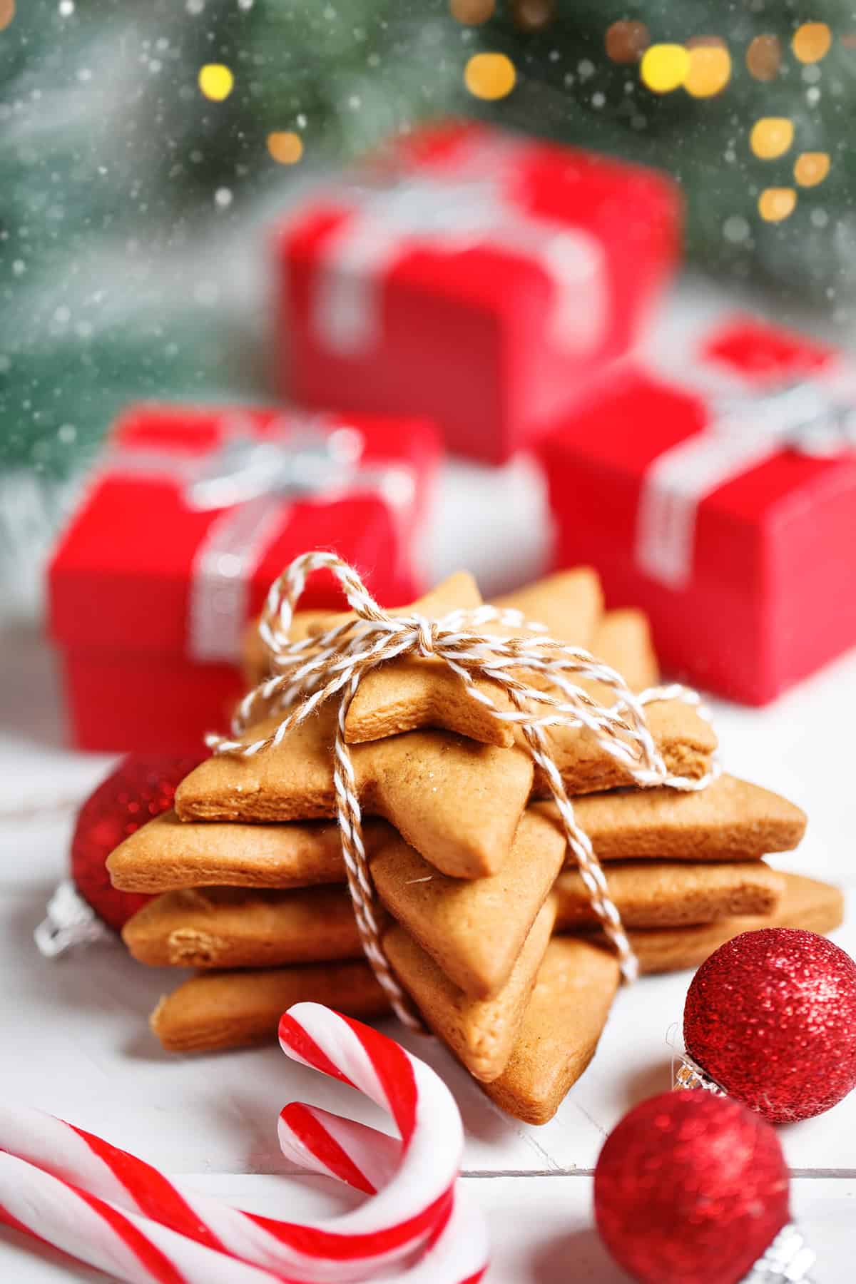 Festive Cookies and Candy Canes