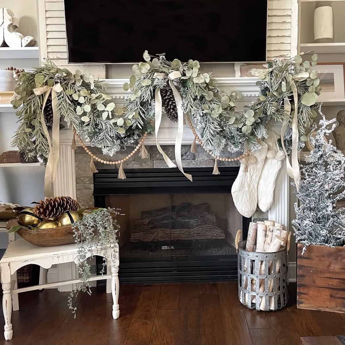 Flocked Garland