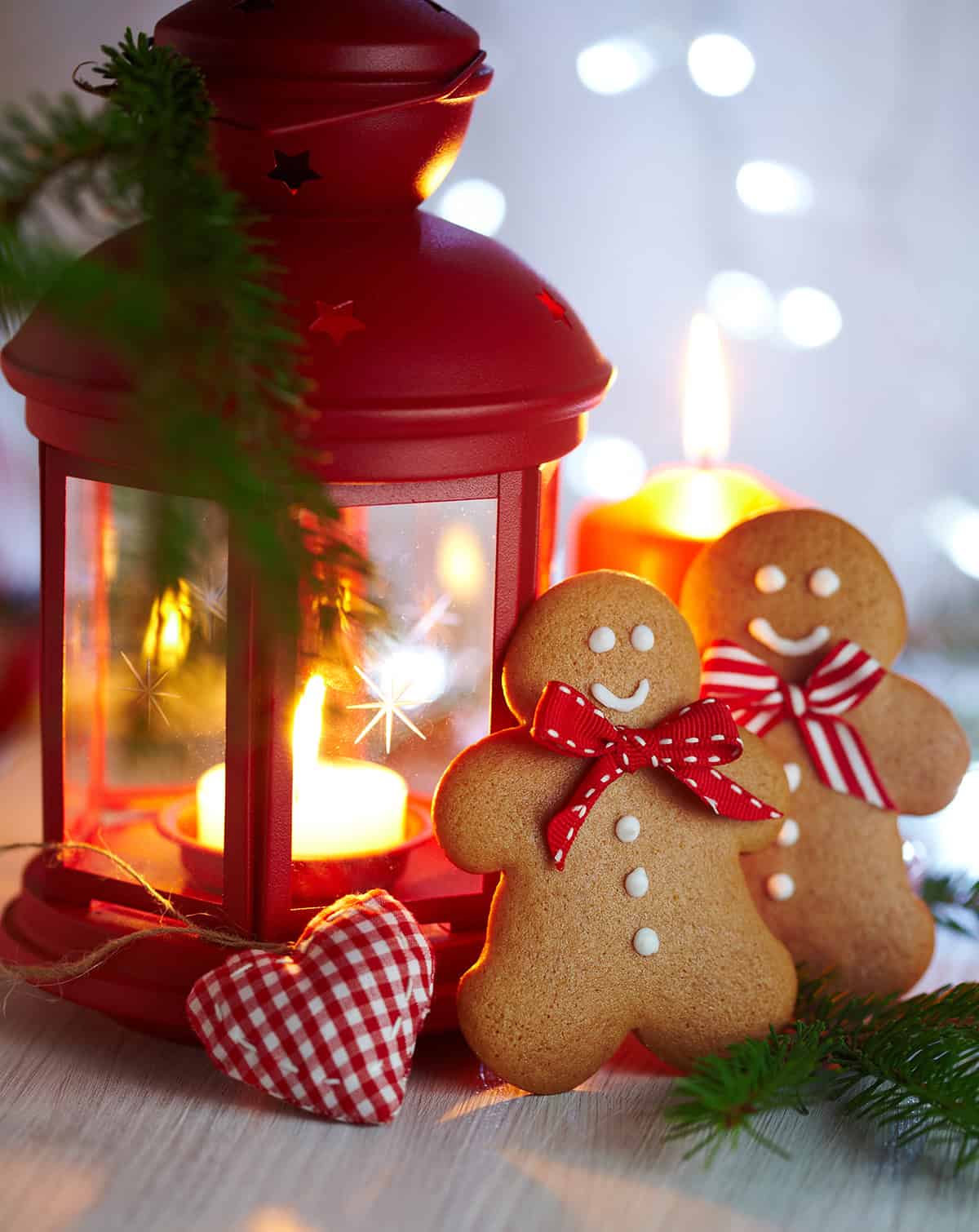 Gingerbread Cookies with Lantern