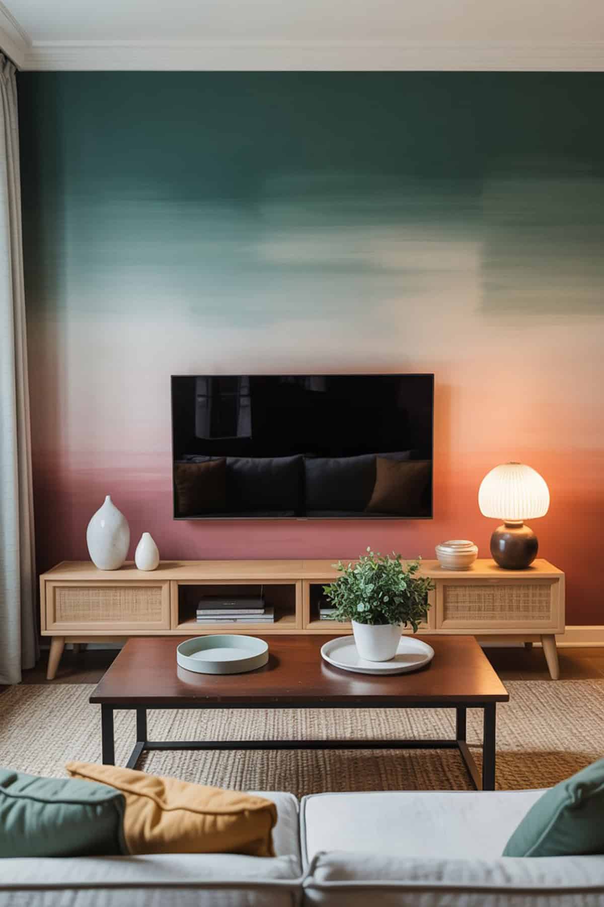 Gradient or Ombre Effect for Subtle Drama