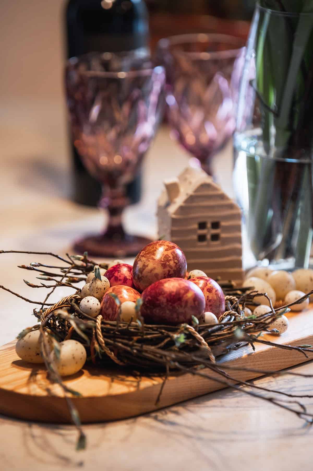 Nest Inspired Holiday Table Accent