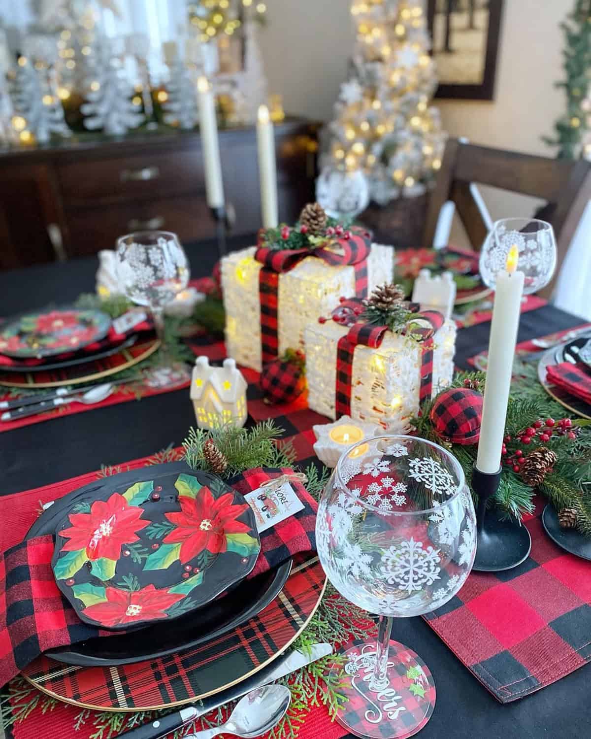 Plaid Present Glow