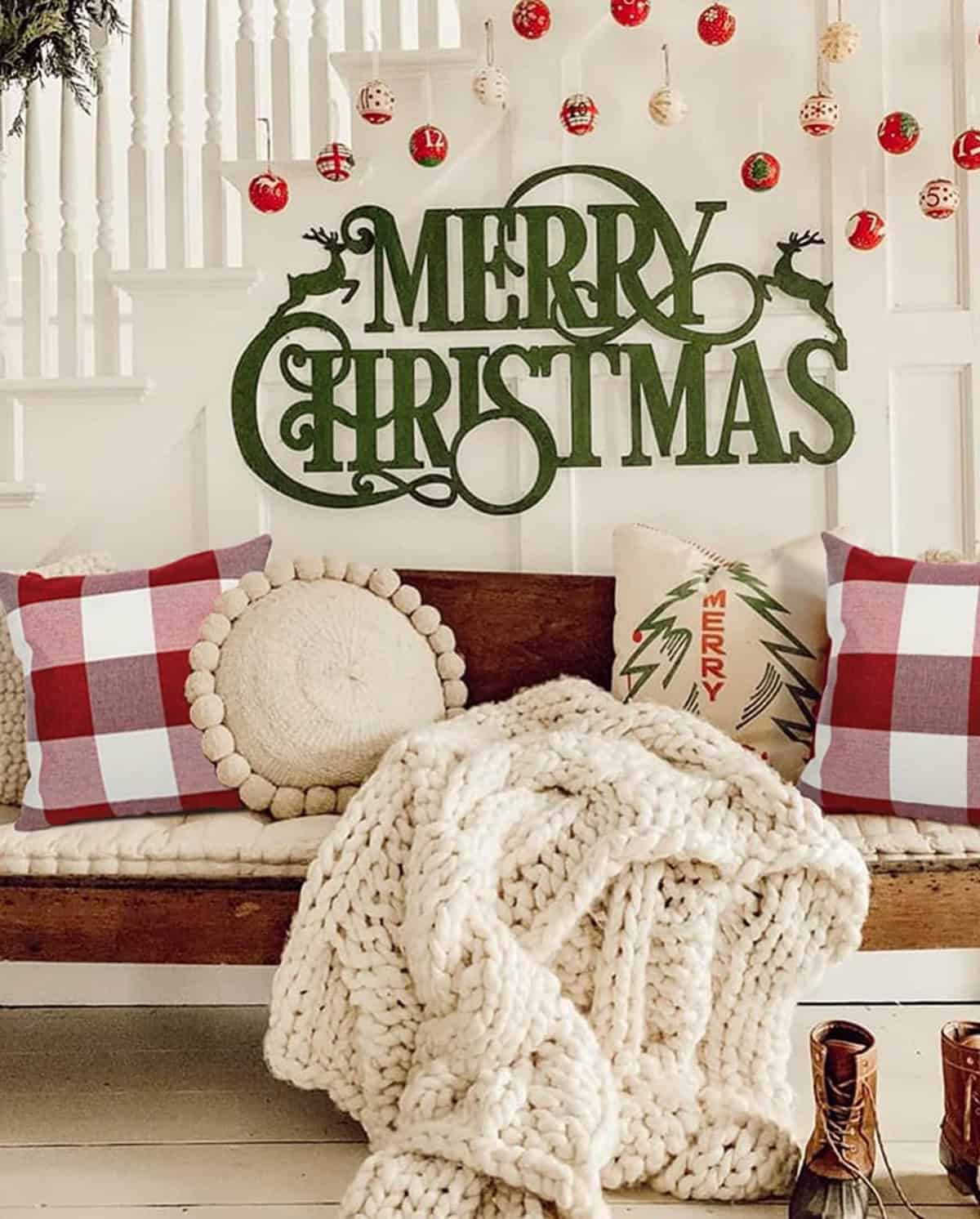 Plaid Throw Pillows