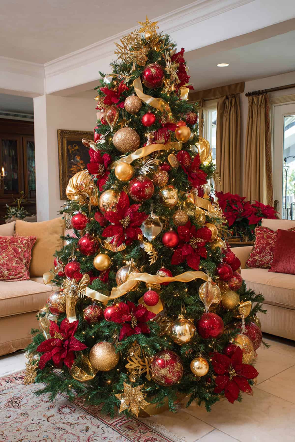 Red and Gold Ornaments