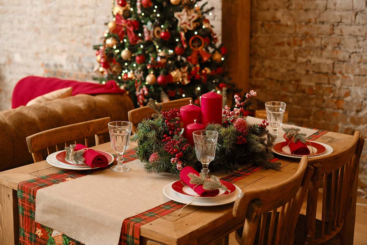 Rustic Dining Table Setting