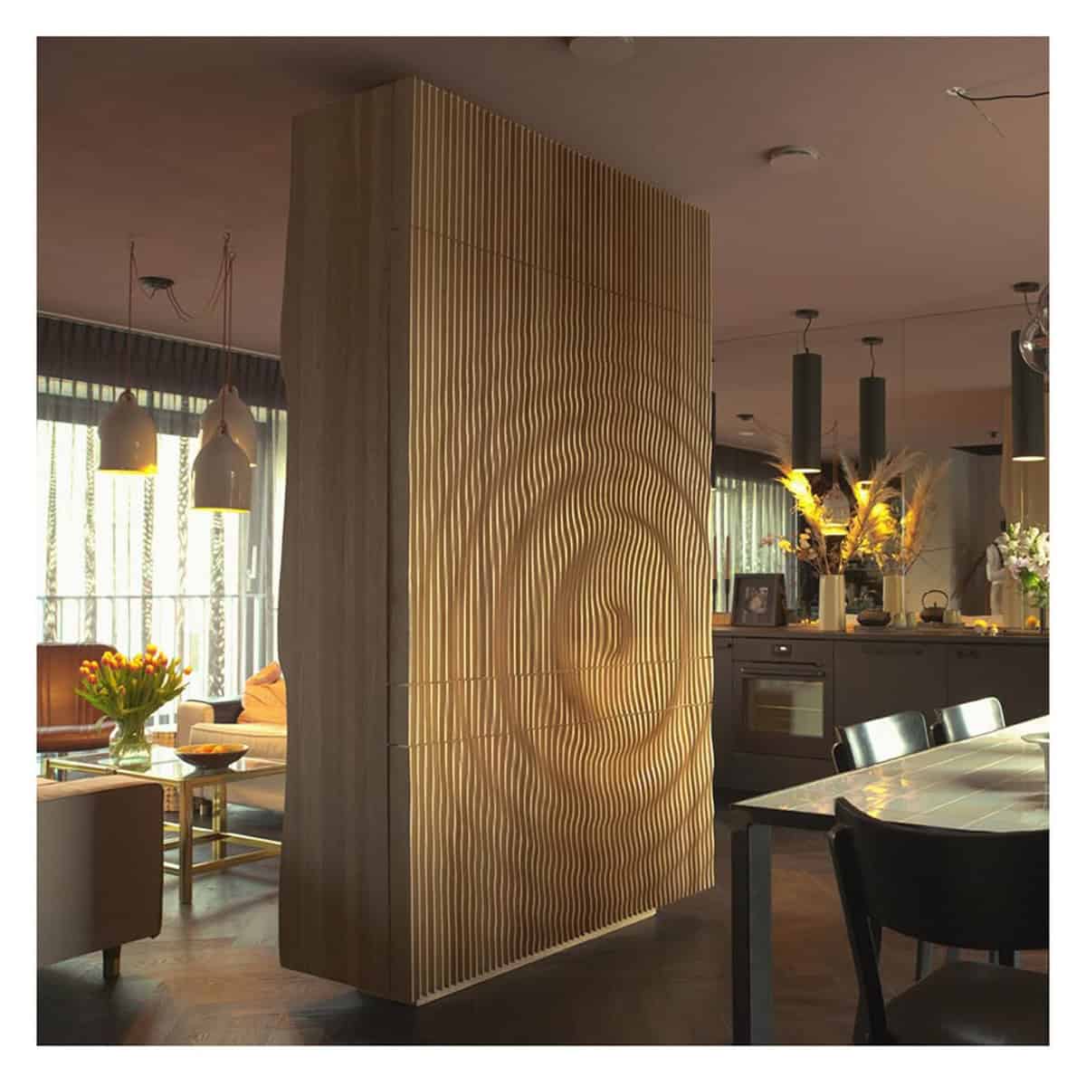 Sculptural Closet Divider